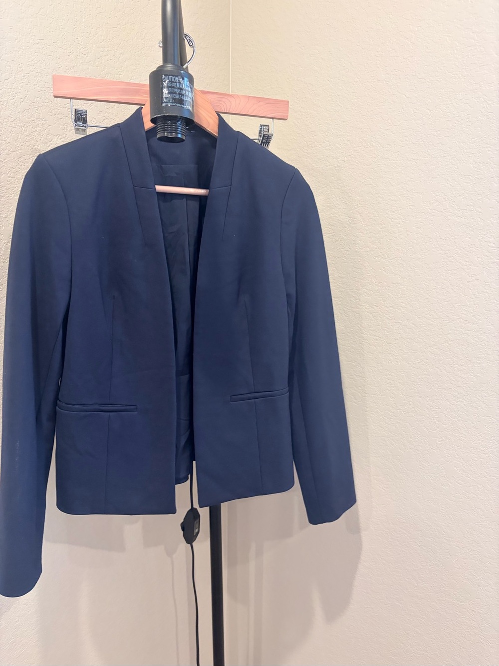 Express Navy Open-Front Blazer Jacket